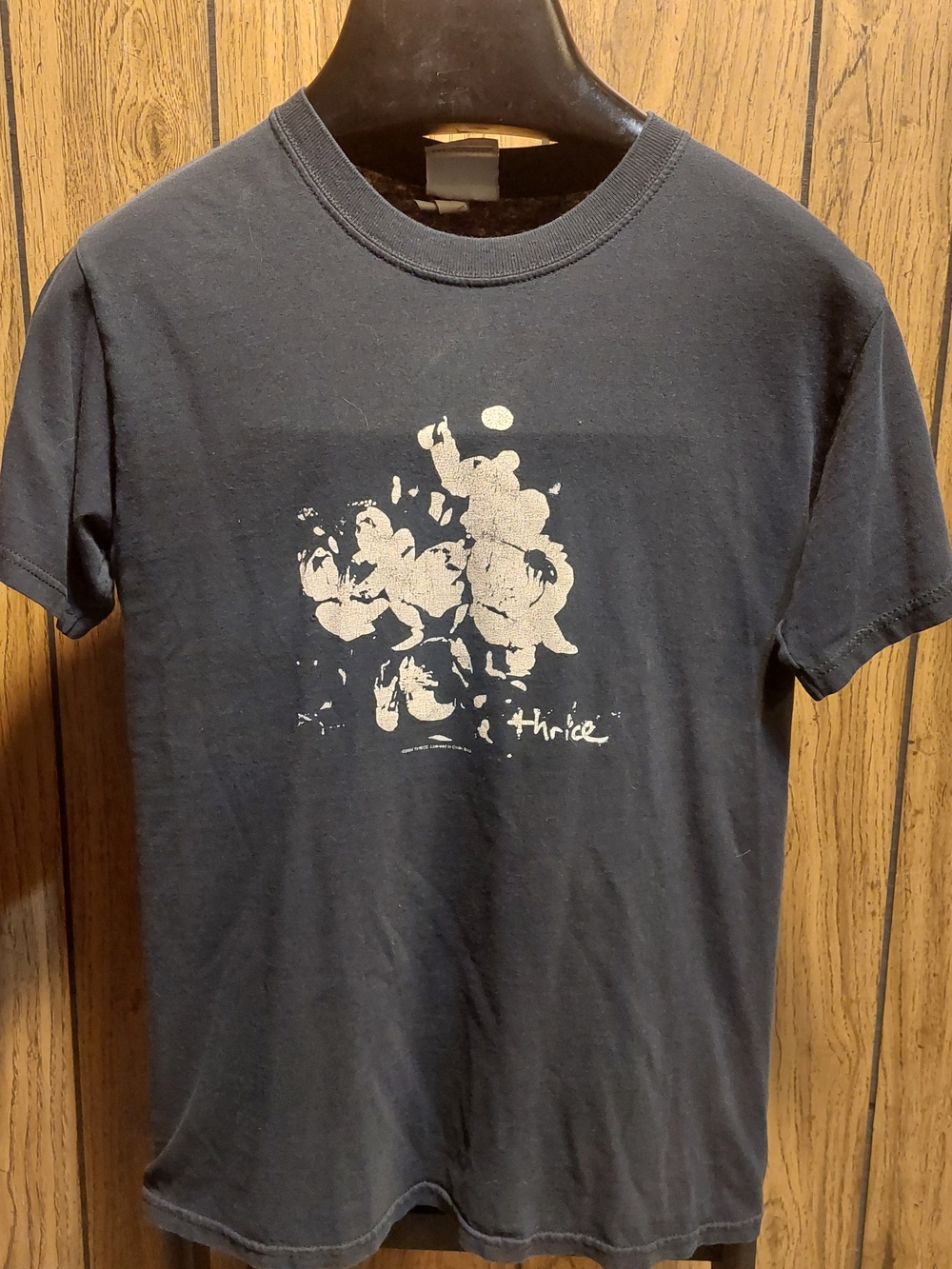 Vintage Thrice 2004 Band Shirt Y2K Small Cinder Block